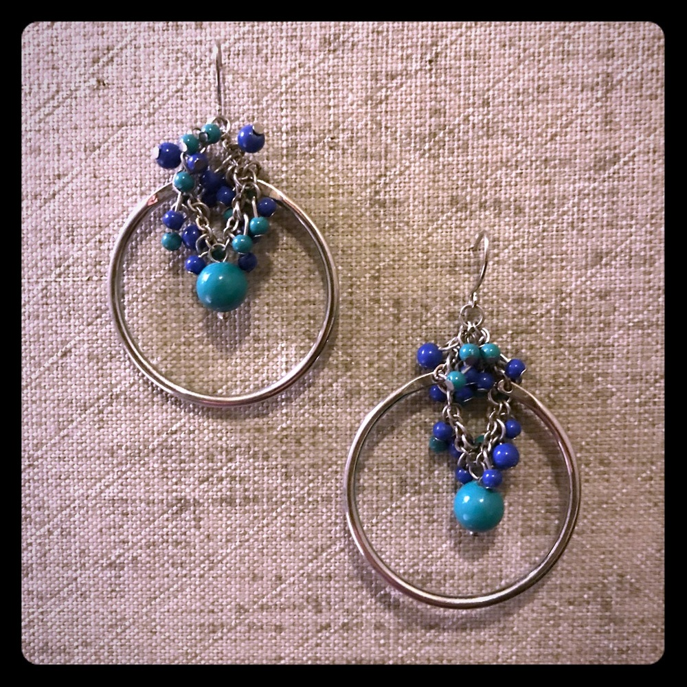 Beaded dangle earrings